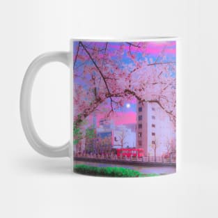 Pastel Sakura train Mug